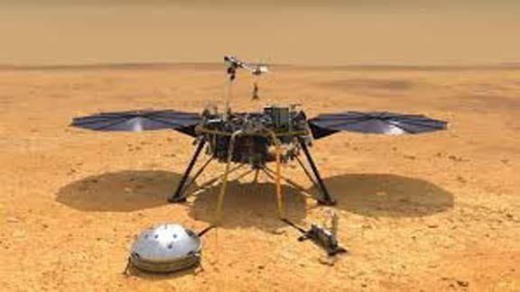 Nasa's InSight robot lands in Mars