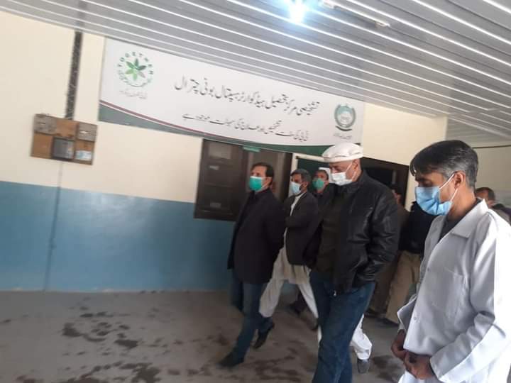 Health secretary visits Chitral as coronavirus cases rising