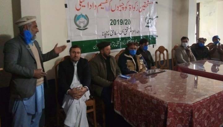Zakat cheques distributed among needy persons