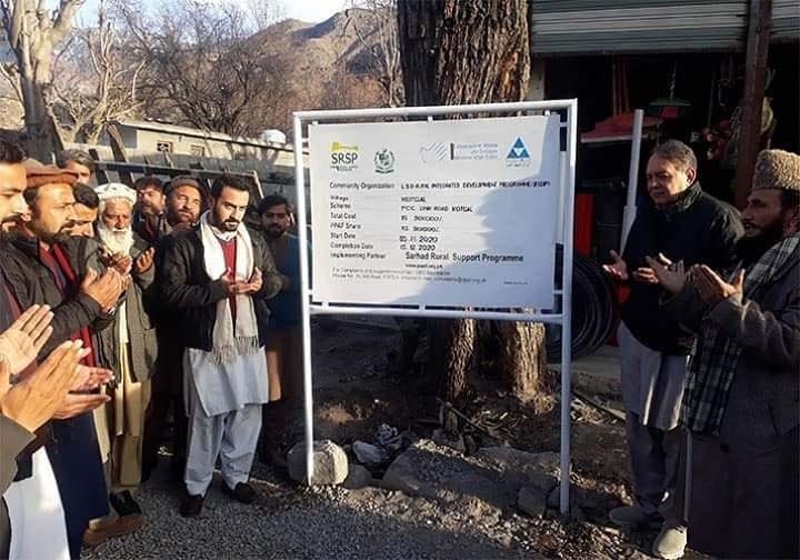 RSP chief opens link road in Drosh