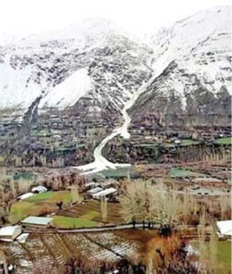 Avalanche hits Washich village of Upper Chitral