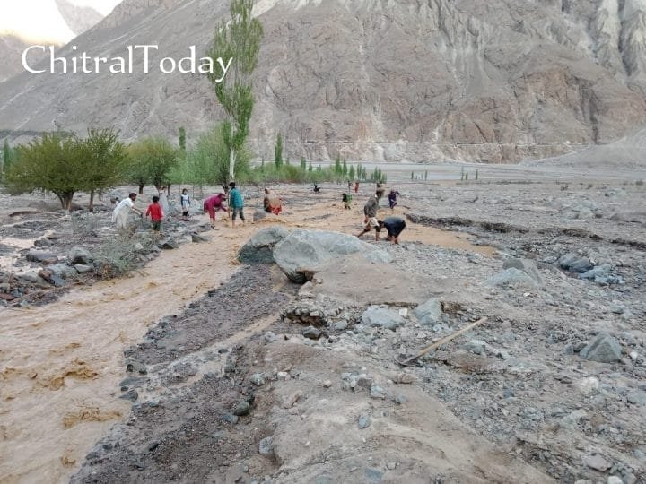 Flooding in Dizg Gol
