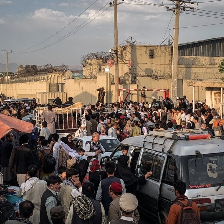 Desperation as Afghans seek to flee