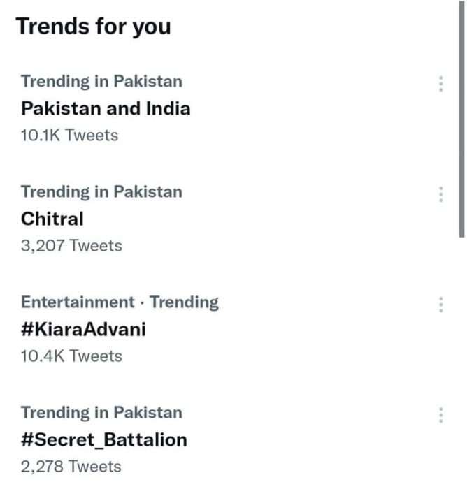 Chitral ko haq do trending on Twitter