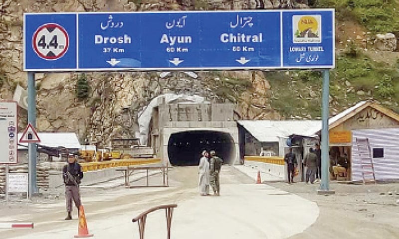 Lowari tunnel electrical work NHA