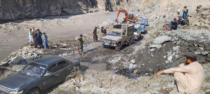 Chitral Mastuj Shandur road, flood blocked portions reopened