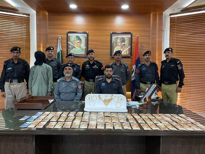 House theft in Jang Bazar Chitral. Afghan national arrested