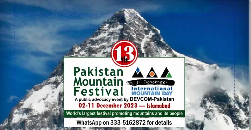 Mountain Festival begins in Islamabad on Dec 2