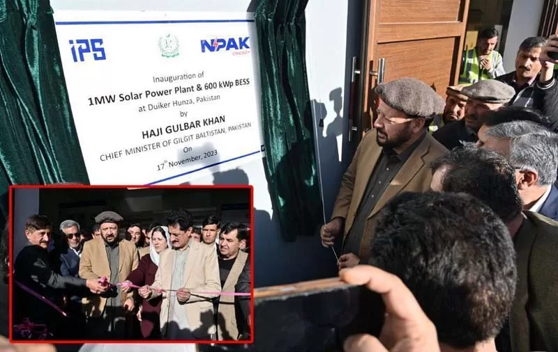 Solar photovoltaic power plant inaugurated in Hunza