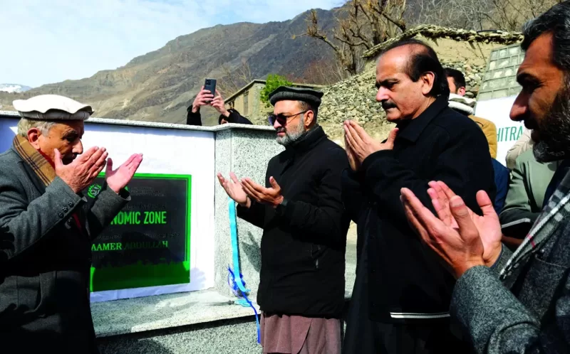 Work on Chitral Economic Zone inaugurated