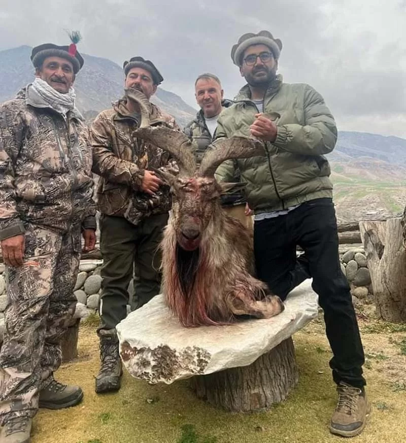 American national hunts markhor in third hunt of season