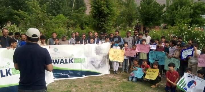 Awareness programs, walk held on environment day in Booni by Ismaili council