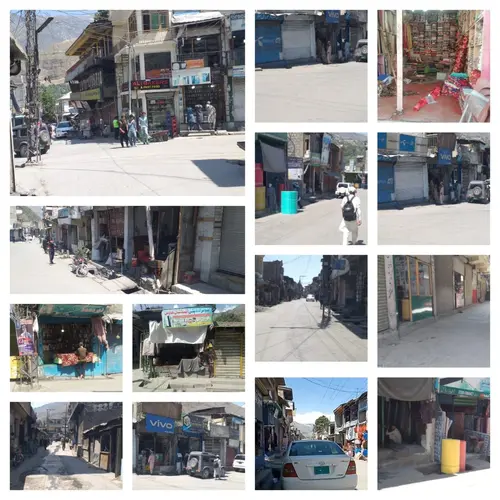 70pc shops closed in response to traders union call for Sunday Closure of Chitral Bazar.