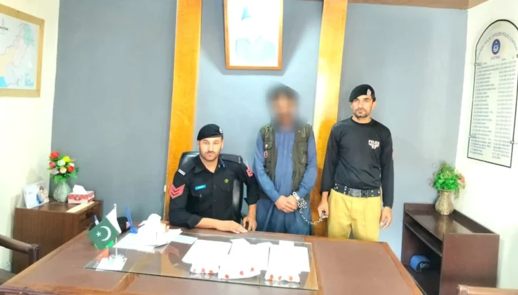 Man arrested with drugs and pistol by City police of Lower Chitral.