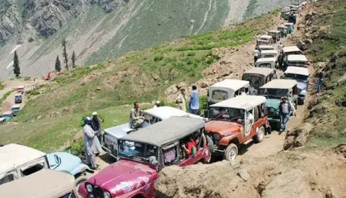 Tourists stranded in Naran after road blockade to Saiful Muluk lake rescued.