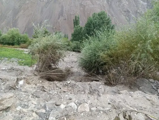 Terich village of Upper Chitral seen after recent floods.