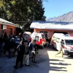 Road accident at Saidur near Drosh Lower Chitral.