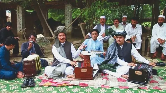 Afghan artists, musicians in Pakistan.