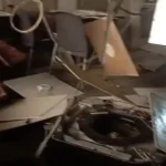 Damages in Supreme Court canteen after blast.