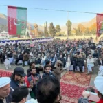 PTI public gathering at Parade Ground to launch movement for release of party founder Imran Khan, Nov 18, 2025.