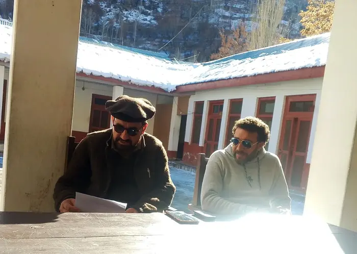 VC Chairmen submit an application at Garam Chashma police station to register a cross-FIR against TMO Lower Chitral.