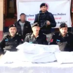 Man arrested with liquor in Rumbur valley of Chitral in custody of police, Dec 6, 2025.