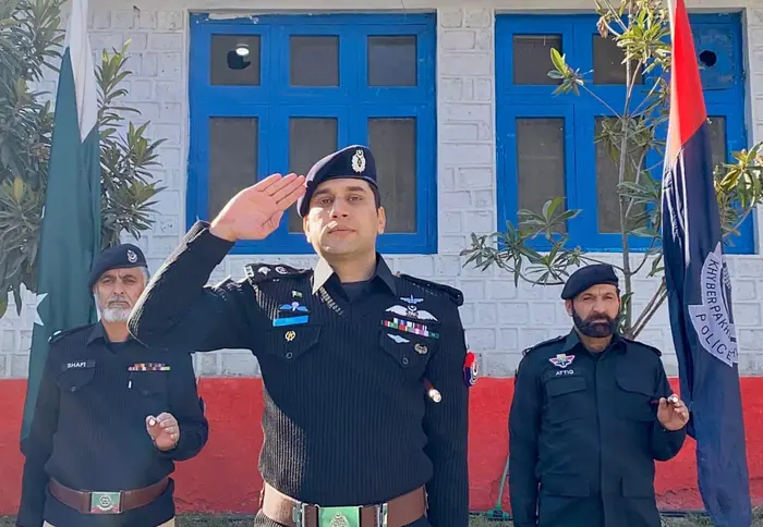 New DPO Lower Chitral Rifatullah Khan after assuming charge on Dec 3, 2025.