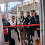 Sessions judge Shehnaz Khattak inaugurates thre projects in Lower Chitral.