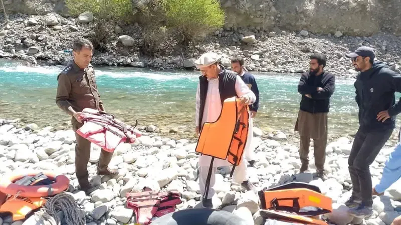 Mock drill by Rescue 1122 Upper Chitral.