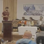 A participant of the Pakistan Solidarity Expedition to Terich Mir 2026 at a function in Chitral.