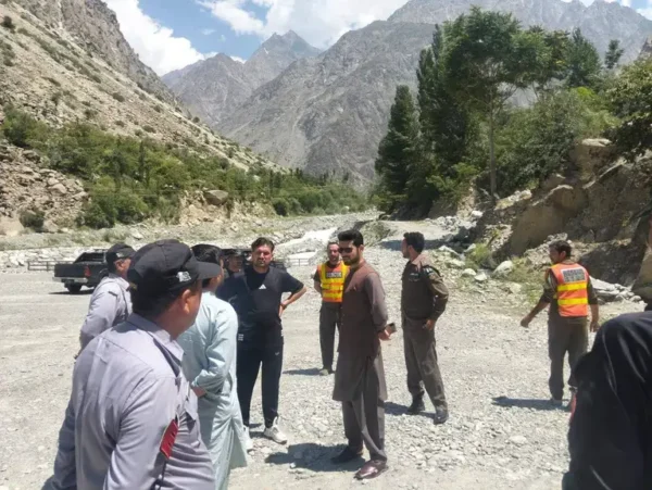 Rescue 1122 and Lower Chitral district administration visit GOLF high risk areas.