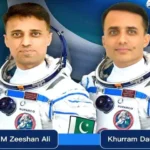 Pakistani astronauts Zeeshan Ali and Khurram Daud.