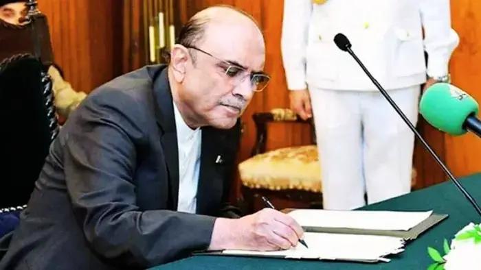 President Zardari approves Emergency and governor rule in KP