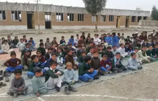 Dilapidated, unsafe school buildings in KP.