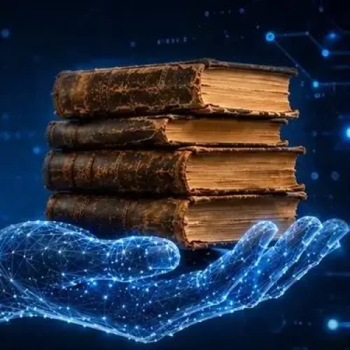 Rare old books ate being discarded after digitization by AI companies.